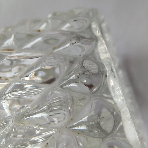 15 oz. Flat Tumbler Pressed Pattern Diamond Point Clear by Indiana Glass - Picture 9 of 10